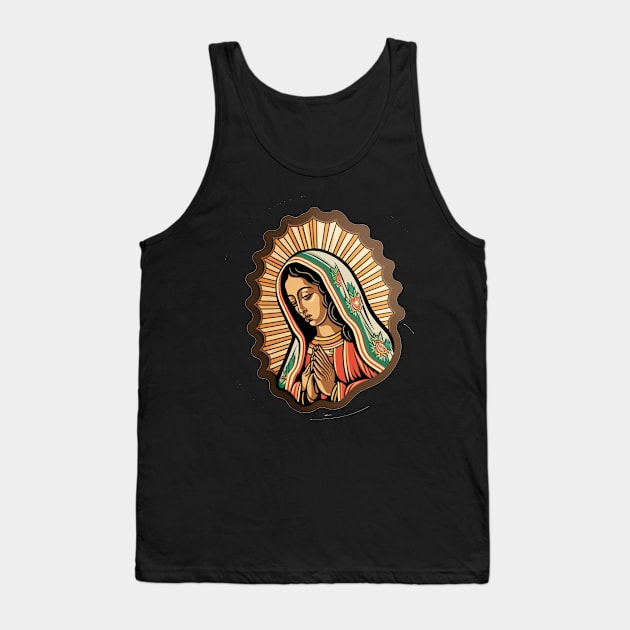 Our Lady Virgen de Guadalupe Mexico religious Tank Top by JayD World